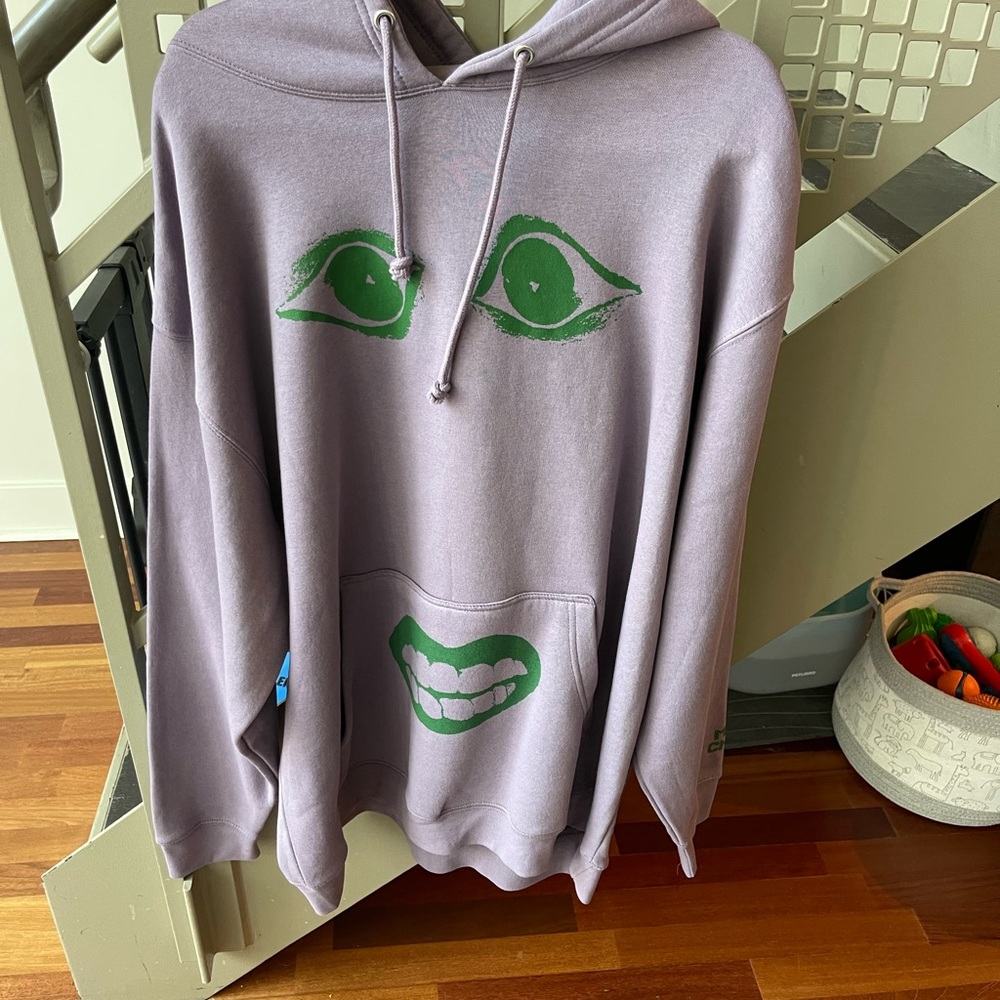 Seven7 Lavender Hoodie with Teal Accent